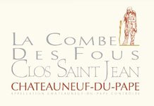 Clos Saint Jean Chateauneuf-du-Pape La Combe des Fous 2017 Label