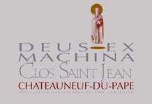 Clos Saint Jean Chateauneuf-du-Pape Deus Ex Machina 2017 Label