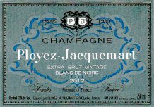 Ployez-Jacquemart Blanc de Noirs 2012 Label