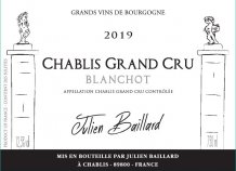 Chablis Grand Cru Blanchots 2019 Label