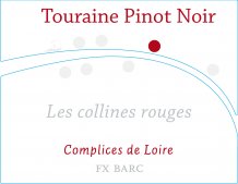 Touraine Pinot Noir Les Collines Rouges 2018 Label