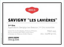 Savigny-lès-Beaune 1er Cru 'Les Lavières' 2019 Label