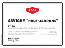 Savigny Les Beaune 1er Cru Haut-Jarrons 2019 Label