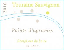 Touraine Sauvignon Pointe d'agrumes 2019 Label